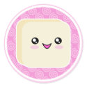 Vanilla Kawaii Mochi Stickers