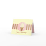 Vanilla Soft Serve Greeting Cards