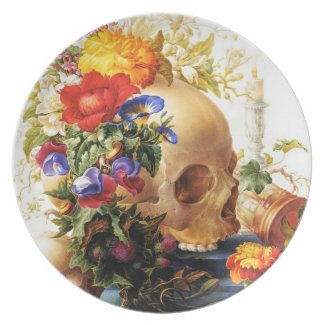 Vanitas Floral Bouquet Plate