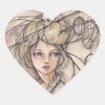 Vanitas Heart Sticker stickers