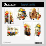 Vanitas Skull Bouquet Skullcandy Lowrider earphone skins