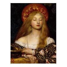 Vanity - A Medieval Maiden Post Cards