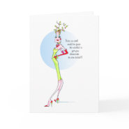 Vanity Christmas Card card