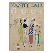 Vanity Fair 1914 Greeting Card