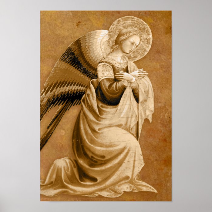 Vanni Annunciation Angel CC0594 Poster