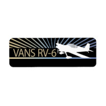 Vans RV-6 Labels