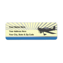 Vans RV-6 Return Address Labels