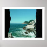 Vantage From a Sea Cave Print
