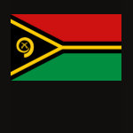 Vanuatu Flag Map Spaghetti Top