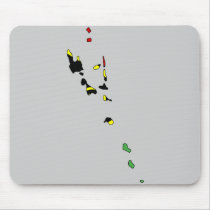 Vanuatu flag map mousepads by FlagStore Vanuatu flag map mousepads