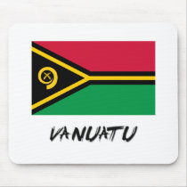 Vanuatu Flag mousepads by flagshirt Vanuatu Flag mousepads