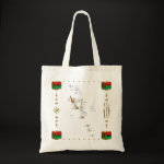 Vanuatu Map Flag Border Bag
