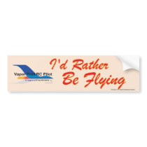 Vapor Trail RBF bmp3A Bumper Sticker