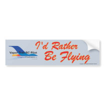 Vapor Trail RBF bmp A5 Bumper Stickers