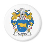 Vaquero Family Crest Magnet