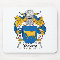 Vaquero Family Crest Mouse Pad
