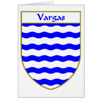 Vargas Coat of Arms/Family Crest cards by NameGame Vargas Coat of Arms/Family Crest cards