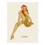 Vargas Pinup Girl - Mini Collectible Prints Post Cards