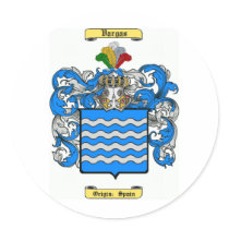 vargas round sticker