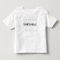 Variable t-shirts