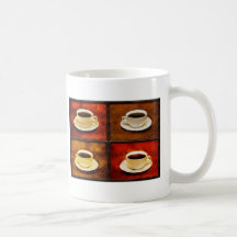 Variations on a Cup of Coffee -4 Different Styles Mug
