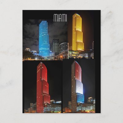 Variations on a theme: Miami Tower Postcards
