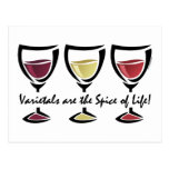 Varietals Wine Post Card