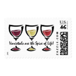 Varietals Wine Postage Stamps