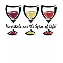 Varietals Wine t-shirts