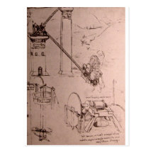 Various hydraulic machines postcards