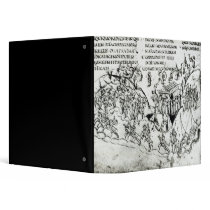 Various scenes illustrating a psalm 2 vinyl binder