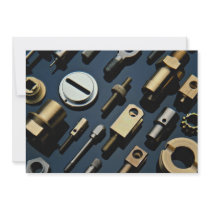 Various small nuts, bolts and screws custom invite