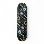 Various small nuts, bolts and screws skateboard