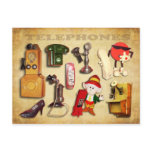 Various Telephones - old and new Post Cards