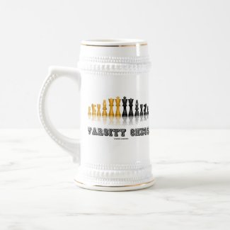 Varsity Chess (Reflective Chess Set) mug