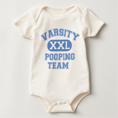 VARSITY POOPING TEAM BODYSUITS