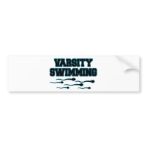 Varsity Swimming bumper stickers