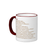 Varying Shades Of Gray- Positive, Orig. Poetry Mug