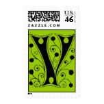 Vasanta Spring -  V  Monogram Postage