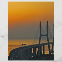 Vasco da Gama Bridge Lisbon Portugal Full Color Flyer