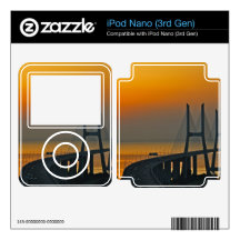 Vasco da Gama Bridge Lisbon Portugal Decals For iPod Nano