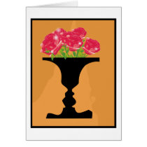 vase/faces card