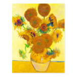 Vase of Fifteen Sunflowers, Van Gogh postcards