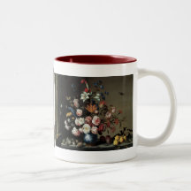 Vase of Flowers by a Window, Balthasar van der Ast Mugs