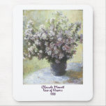 Vase of Flowers by Claude Monet mousepads