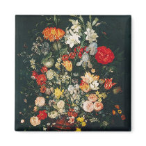 Vase of Flowers Refrigerator Magnets