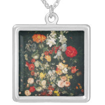 Vase of Flowers Necklace