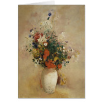 Vase of Flowers, Odilon Redon cards by masterpiecesofart Vase of Flowers, Odilon Redon cards