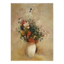 Vase of Flowers, Odilon Redon posters by masterpiecesofart Vase of Flowers, Odilon Redon posters