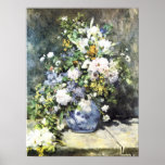 Vase of flowers print